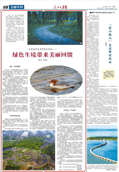 绿色生境带来美丽回馈