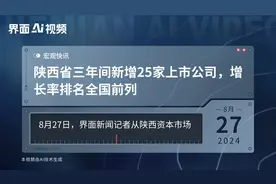 陕西省三年间新增25家上市公司，增长率排名全国前列视频封面