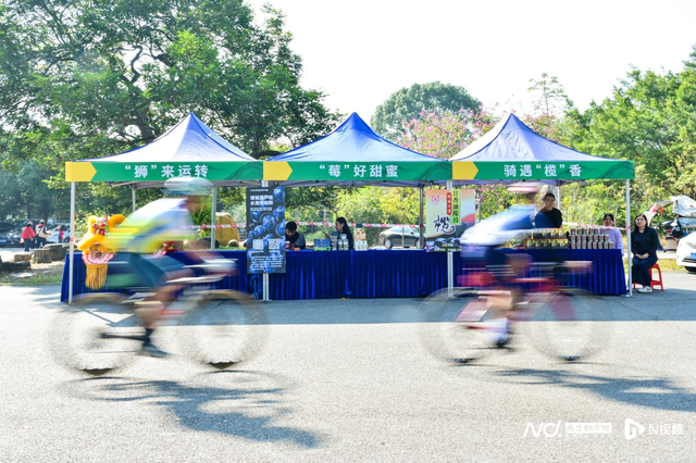 广州增城百公里骑行赛道上，六千骑友阅卷“百千万工程”