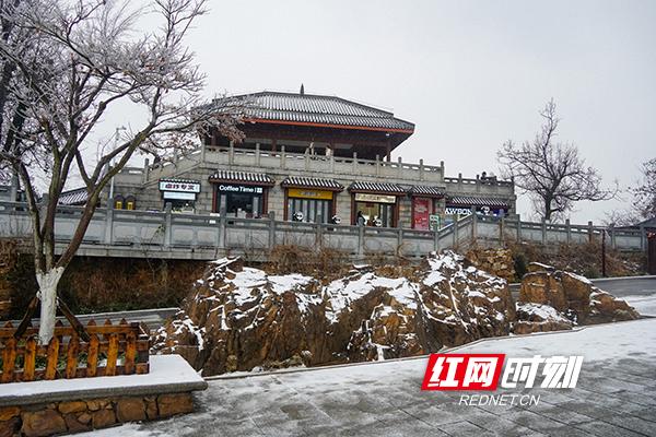 组图丨银装素裹，美成水墨画！岳麓山限定版冬景“上新”