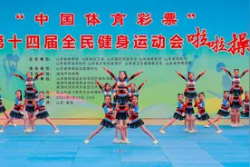 百余支队伍两千舞者参赛 啦啦操“舞动”威海卫图片