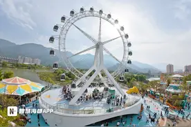 假期接待游客超万人次！旗山湖摩天轮成热门打卡点图片