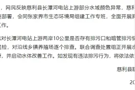 张家界慈利回应部分水域颜色异常：彻查问题，启动水体改善工作图片