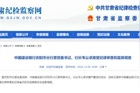 建行“学术带头人”韦公卓被查，两任庆阳行长相继“落马”图片