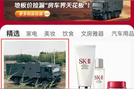 京东正式推出荷兰式拍卖玩法 豪华阿莫迪罗越野房车500万元起降拍卖图片