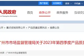 2023年广州市市场监督管理局防火门产品质量监督抽查结果图片