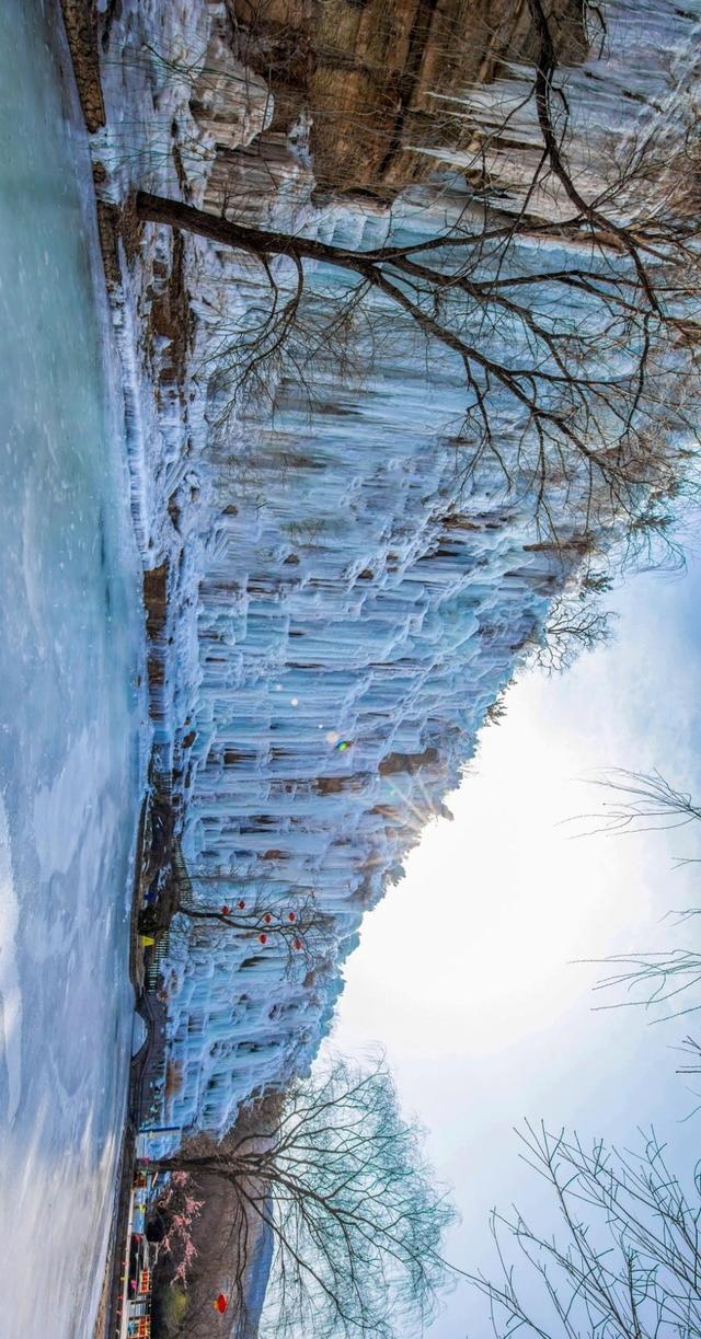 小雪丨崖壁冰瀑、高空雪景……潭溪山壮美冬景进入倒计时→