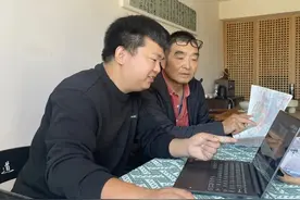 此处有乡愁！一老一少，拍遍三门村庄图片