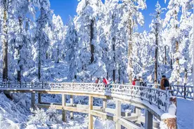 玩法新升级 2023年眉山洪雅瓦屋山冰雪嘉年华启动图片