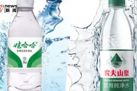 娃哈哈矿泉水大卖场上架，农夫山泉4月上新纯净水，两大巨头水仗升级剑指对方腹地图片