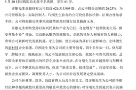 V观财报｜河南富商病逝，实控龙佰集团、东方锆业，90后女儿或接棒图片