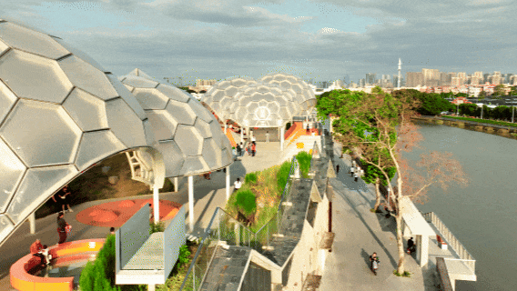 在旧仓库上“造云”！大沥新地标，免费逛→