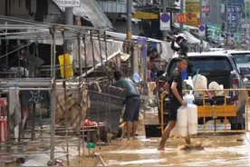 连线亲历清迈洪灾的中国人：曾持续涨水，游客一度取不到行李图片