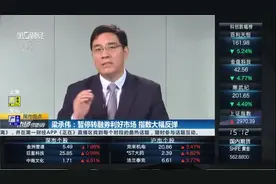 梁承伟：暂停转融券利好市场 指数大幅反弹视频封面