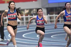 吴艳妮60米栏8秒22夺冠！赛后直言：跑得不好，不如预期图片