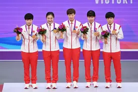 杭州亚运会丨国乒女队连赢三场拿下亚运五连冠图片