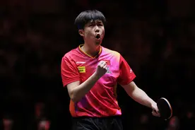 3比1复仇莫雷高德，王楚钦自嘲：最近进半决赛不容易图片