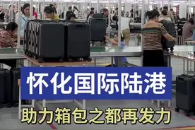 迎接第十一届湘商大会丨怀化国际陆港助力箱包之都再发力，推动高端化发展图片