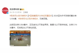王楚钦无缘亚锦赛男单四强！国乒女单全军覆没图片