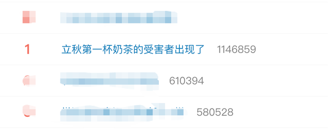 立秋后第一杯奶茶的受害者出现了