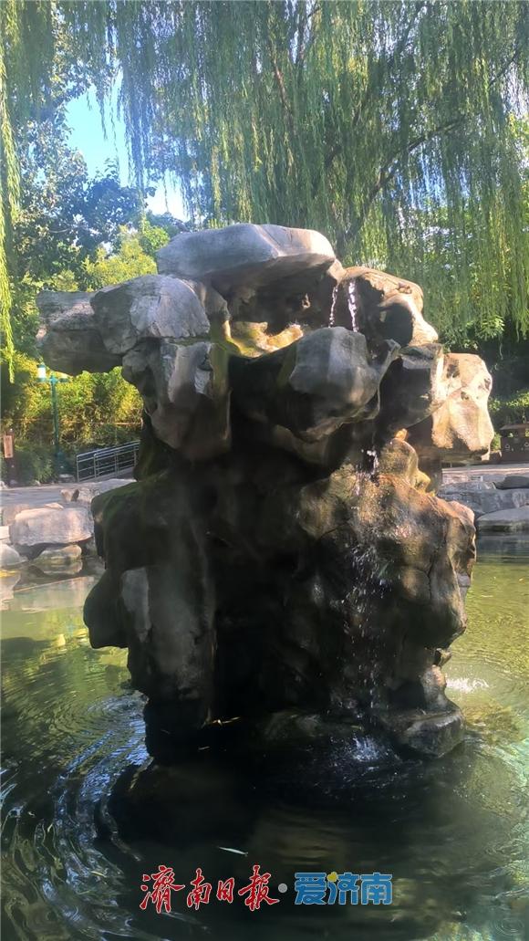 济南“月牙飞瀑”景色重现