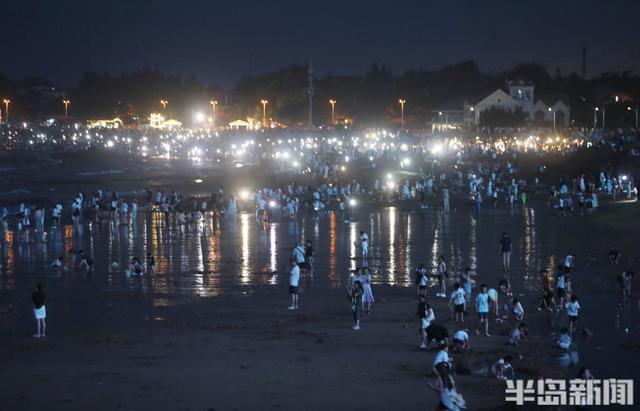 夜色海滨，魅力尽显