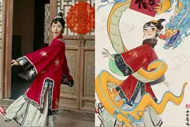 90后女生“内心住着安徒生” “真人+漫画”变装小视频获赞过亿图片