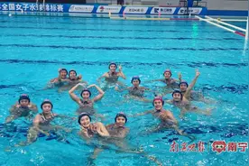 时隔八年，广西女子水球队再夺冠图片
