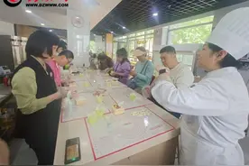 甜蜜共享 爱心传递——青岛市职工学校烘焙实训基地开展动物奶油盒子蛋糕制作活动图片