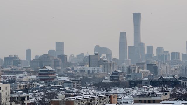 古今同框！登高远眺雪后京城美景