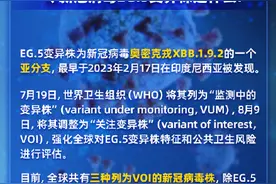 图解新冠病毒EG.5变异株图片