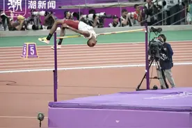 亚运会男子跳高“神仙打架”，“世界一哥”巴尔沙姆平赛会纪录夺冠图片