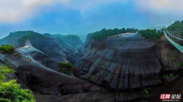 【每日一图@湖南】雾起高椅岭：闯入一场丹霞山水画的梦境时刻