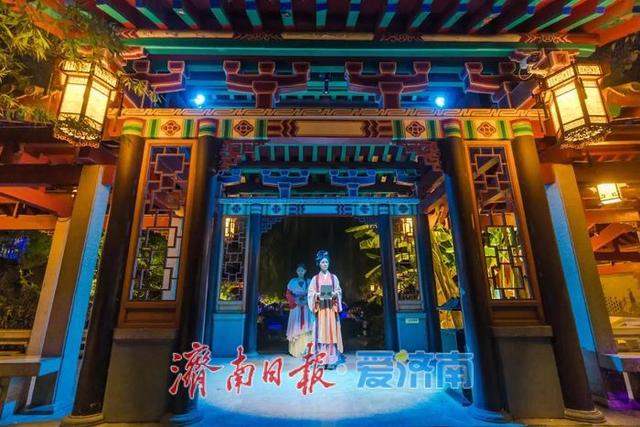一年四季 泉在济南 | 趵突泉沉浸式夜游《趵突夜画》璀璨启幕 打造泉城夜游新地标