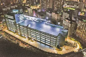 市重大工程民治综合车场落成 为新能源智能化立体公交车场，提供公交车位588个图片