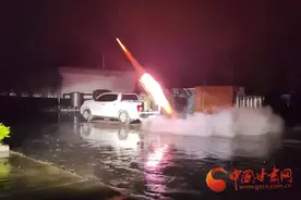 正宁：与时间赛跑  连夜实施人工增雨图片