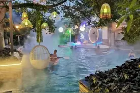 巴南：东温泉镇第四届春季赏花温泉节开幕图片