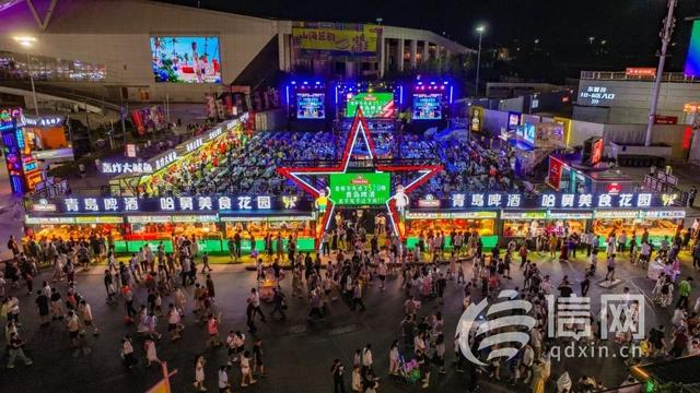 日夜双景焕彩 青岛金沙滩啤酒城解锁双重欢乐