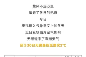 多地官宣！江苏入冬脚步越来越近 大风、降温还将继续……图片