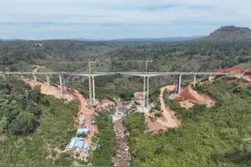 中企承建的柬埔寨两大工程完成阶段性建设任务图片