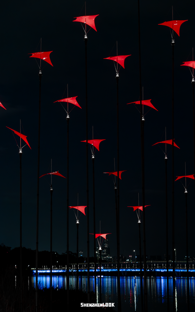 不愧是南山！深圳湾夜景彻底变了，光影艺术季来了