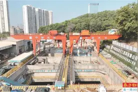 深惠城际首个盾构区间洞通图片