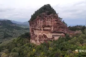 【甘快看·千年石窟 匠心传承】绝壁上的艺术瑰宝——麦积山石窟图片