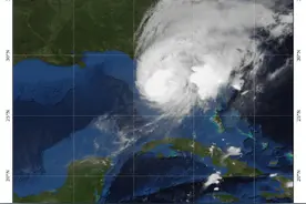 飓风“米尔顿”登陆美国佛州 相当于超强台风级 此前“海伦妮”已致236人死亡图片