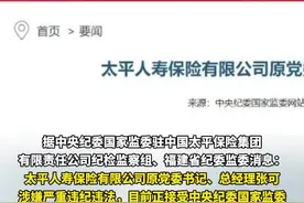 太平人寿保险有限公司原党委书记、总经理张可接受审查调查图片