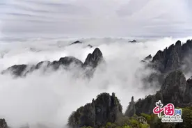 只有一个黄山：云海变幻渲染出水墨画卷(图)图片