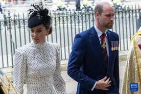 英国威斯敏斯特教堂举行感恩仪式纪念二战胜利80周年图片