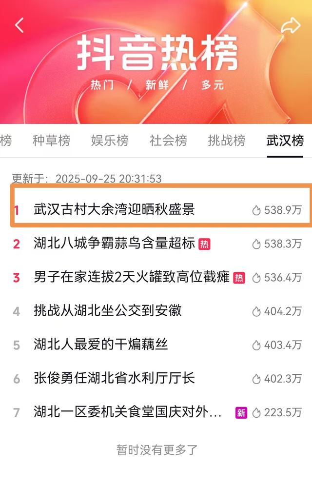太火！黄陂大余湾晒秋盛景获央视聚焦，又冲上抖音热榜首位