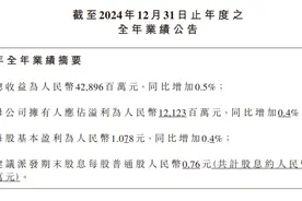 浙股财报｜瓶装水之王业绩依旧坚挺！农夫山泉发布2024年营收428亿，利润超121亿图片