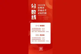 贵州省2025年高考最低投档控制分数线划定图片